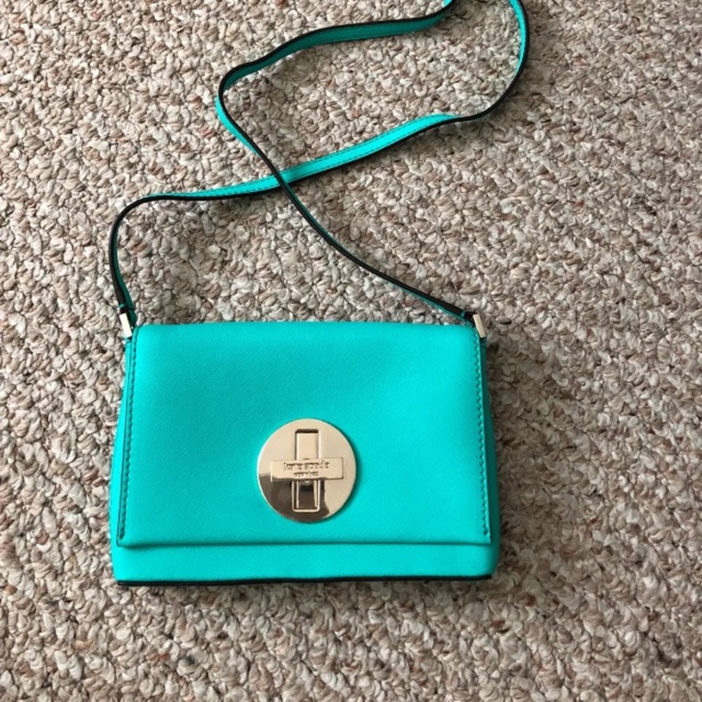 Kate Spade Teal Cross-Body Bag